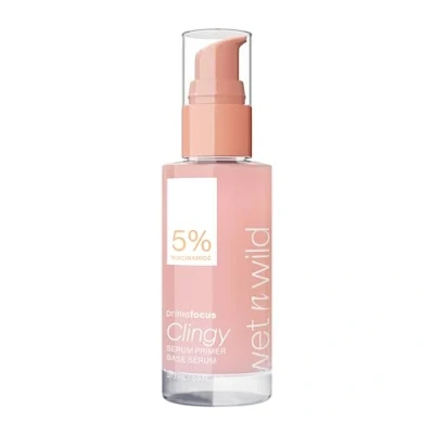 Image of Wet n Wild Prime Focus Clingy Serum Primer, Locks In Makeup for Up to 16 Hours, Hydrating and Nourishing Formula Infused with Niacinamide Glycerine a Brightening Boost