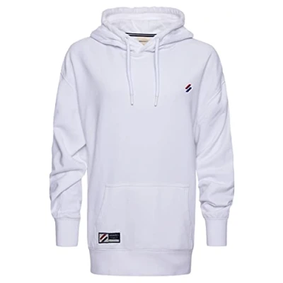 Image of Superdry Women&#039;s Code APQ OS Hood Sweatshirt, Ice Marl, S