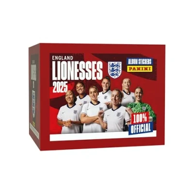 Image of England Lionesses Official Sticker Collection 2025 x36 Packs