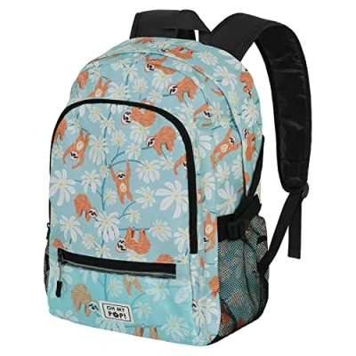 Image of Oh My Pop! Lazy Clear Fight Backpack, Turquoise
