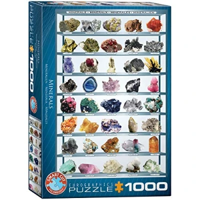 Image of Eurographics 6000 2008 Minerals of the World Puzzle, Various, 48 x 68 cm