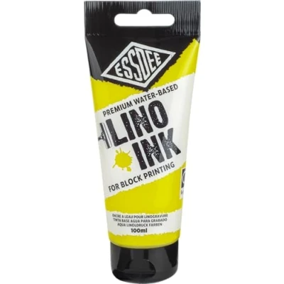 Image of Essdee Block Printing Ink, Lemon Yellow, 100ml