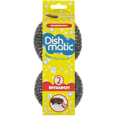 Image of Dishmatic 2 Refills Sponge Stainless Steel