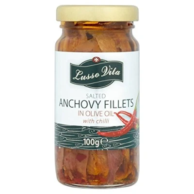 Image of Lusso Vita Anchovy Fillets with Chilli 100g