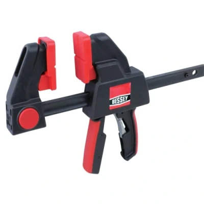 Image of BESSEY EHK Series 600 lb Clamping Force 12 in EHKXL12 Trigger Clamp Set 3.625 in. Throat Depth Wood Clamps, Tools, &amp; Equipment for Woodworking, Carpentry, Home Improvement, DIY