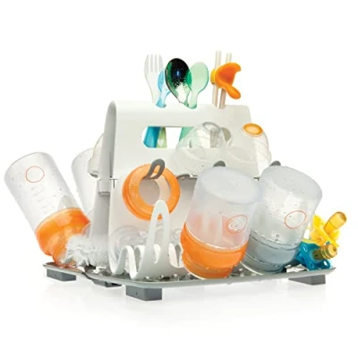 Image of Prince Lionheart Deluxe Drying Station The Ultimate Solution Space saving Drainer BPA, Phthalate, PVC, Latex &amp; Lead Free Dry Baby Feeding Accessories Water Tray Easy Assembly