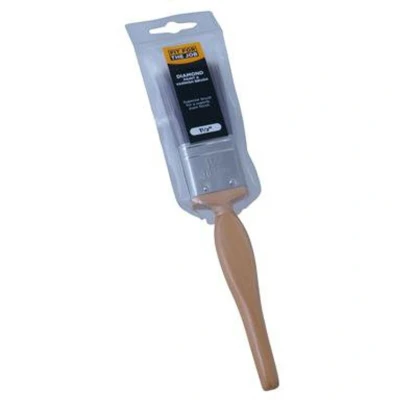 Image of Fit For The Job 1.5 inch Diamond DIY Paint Brush A Smooth Finish Painting with Emulsion, Gloss and Satin Paints on Walls, Ceilings, Furniture, Wood &amp; Metal, 1.5&quot; 38mm