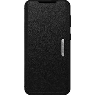 Image of Otterbox Strada Leather Book Case Black Samsung Galaxy S21+ 5G