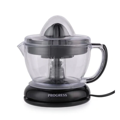 Image of Progress EK5881 Compact Citrus Juicer 700ml BPA Free Jug With Measurements, Includes Small &amp; Large Juicing Cones, Multidirectional Rotation For More Juice, Built In Easy Pour Spout, Detachable Base