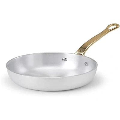 Image of Pentole Agnelli Collection 1932 Pan with Handle, Diameter 10 Cm, Aluminium, Silver, x 3 cm