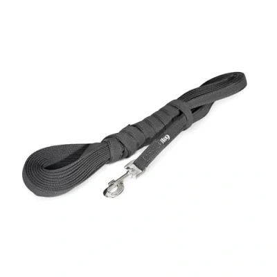 Image of Color &amp; Gray Super Grip Leash with Handle, 20 mm x 10 m, Black