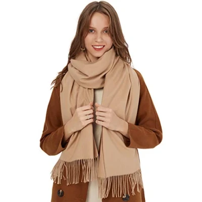 Image of MaaMgic Scarves for Women Pashmina Shawl Wrap Wedding Party Blanket Girls Large Soft