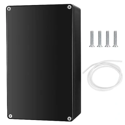 Image of Waterproof IP65 Electronic Junction Box, ABS Plastic Electrical Project Enclosure Box 200 * 120 75mm/black