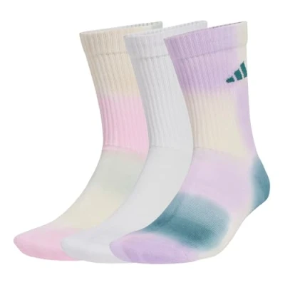 Image of adidas Performance TIE DYE 3PP Sports socks, Size: 2 3.5, Multicolor preloved teal violet white