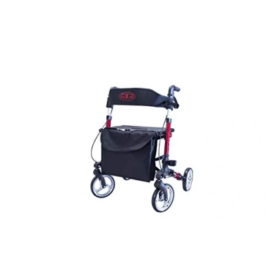 Image of Antar AT51006R Aluminium Foldable Rollator 8 kg, Red