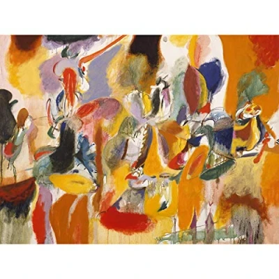 Image of Gorky Water Flowery Mill Expressionist Painting Large Print Poster Wall Art Decor Picture