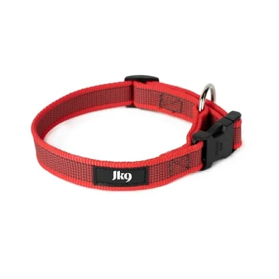 Image of Julius K9 Color &amp; Gray Collar, 20 mm (27 42 cm), Red Grey