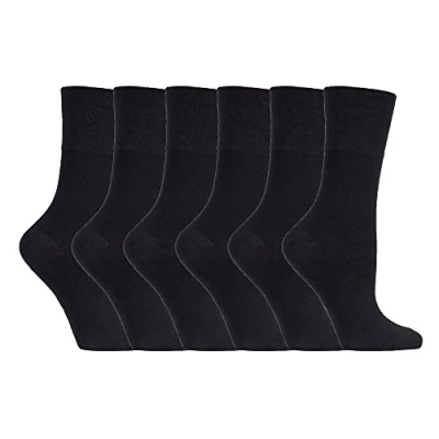 Image of 6 Pairs Gentle Grip Bamboo socks (RM31)