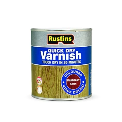 Image of Rustins Quick Dry Varnish Mahogany 1l