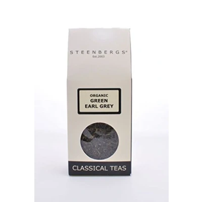 Image of Steenbergs Organic Green Earl Grey Tea Loose Leaf 80g