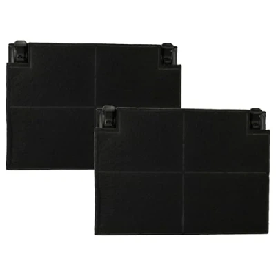 Image of vhbw 2x Activated Carbon Filter compatible with Zanussi 94249213000, 94900004000, 94249212800, 94249212900 Extractor Hood 19.5 x 13.9 2.2 cm