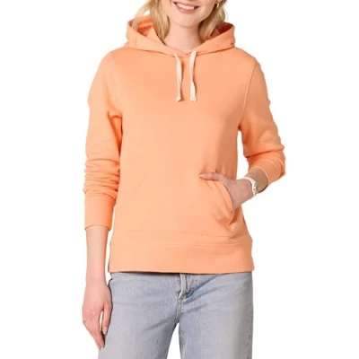 Image of Amazon Essentials Women&#039;s Fleece Pullover Hoodie (Available in Plus Size), Melon Orange, S