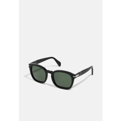 Image of Persol Unisex PO0082S 95/31 Sunglasses Acetate Black Green Geometric Normal