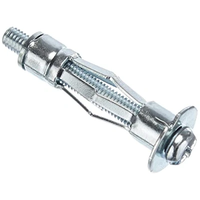 Image of Fischer HM 5x37 S cavity metal dowels with screw for attaching pictures, curtain rails in panel building materials 20 pieces item no 48041