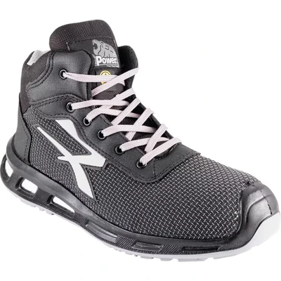 Image of U Power Red Lion Stego, Safety Shoes, High, Lightweight and Flexible, Anti perforation, Puncture, with Infinergy Insert, Aluminium Toe Caps (Grey 41)
