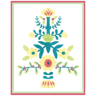 Image of Sizzix A6 Layered Stencils Folk Tree by Catherine Pooler