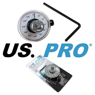 Image of US PRO Torque Angle Gauge 1/2&quot; Drive Square New Angular Wrench 6796