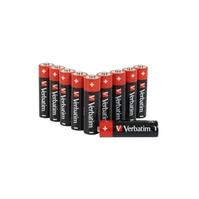 Image of Verbatim AA Battery Alkaline 10 Pack Hangcard (LR6)