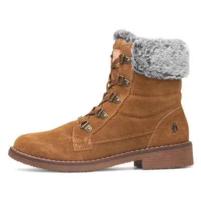 Image of Hush Puppies Women&#039;s Florence Mid Calf Boot, Tan, 6 UK