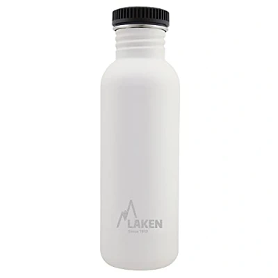 Image of LAKEN Unisex Adult Heavy Duty Stainless Steel Bottle 0.75L White 0.75
