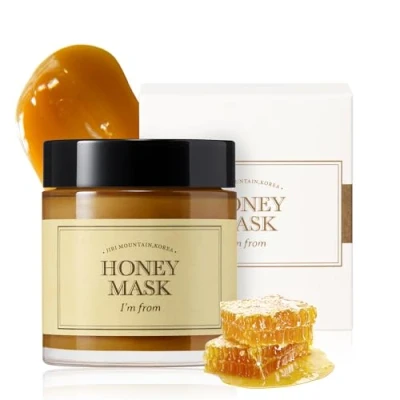 Image of [I&#039;M From] honey Mask 4.23oz wash off type, real 38.7%, Deep moisturization, Nourishment,Hydrating and Clear Complexion.