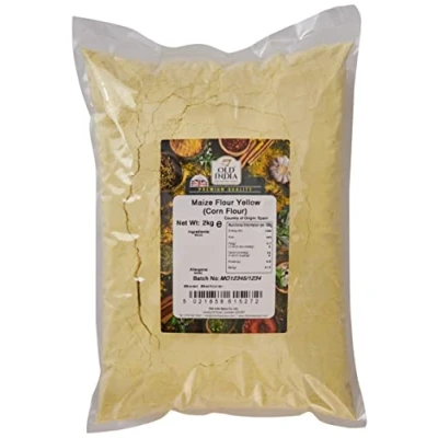 Image of Old India Maize Flour Yellow (Corn Flour) 2kg