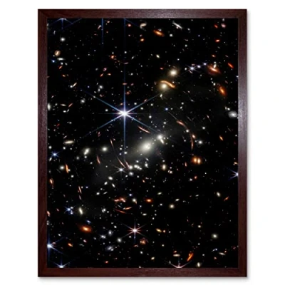 Image of Artery8 NASA James Webb Space Telescope Deep Field Image Stars Thousands Galaxies Photo Art Print Framed Poster Wall Decor 12x16 inch