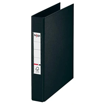 Image of Rexel A5 Ring Binder, Black, 25 mm 2 O Diameter, Choices, 2115558