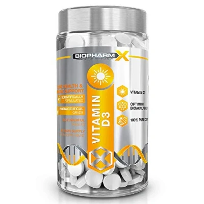 Image of Maximum Strength 4000+ IU Vitamin D3 (1 Year Supply 365 Tablets) 100% Pure Certified/Maximum D Cholecalciferol