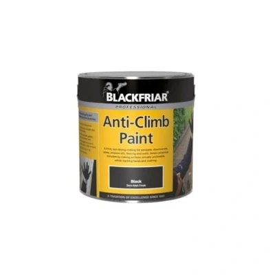 Image of Blackfriar Anti Climb And Vandal Paint Black 2.5lts