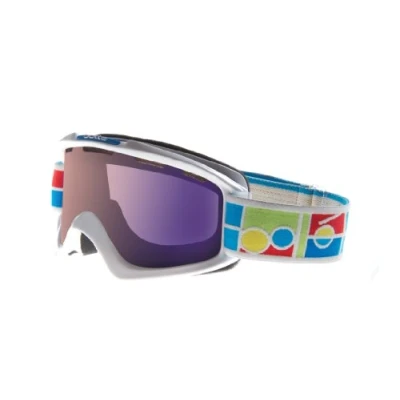 Image of bollé Men&#039;s Nova Ski Goggle White Frame Aurora Lens