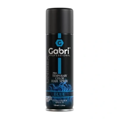 Image of Gabri Professional Pro Temporary Colour Hair Spray Blue (150ml)