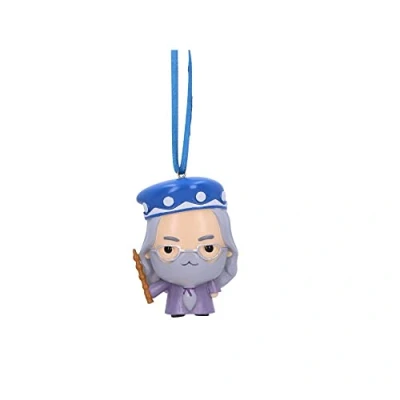Image of Nemesis Now Harry Potter Dumbledore Hanging Ornament 7.5cm, Resin, Grey, Officially Licensed Merchandise, Cute Design, Cast in the Finest Expertly Hand Painted