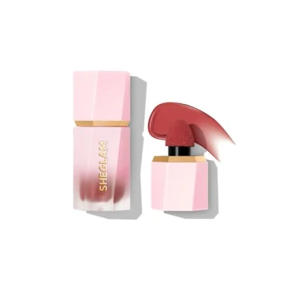 Image of SHEGLAM Color Bloom Liquid Blush Makeup for Cheeks Matte Finish Swipe Right