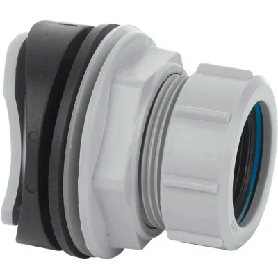Image of Mcalpine Mechanical Soil Grey Boss Connector For Pipe 1.25&#039;&#039; BOSSCONN 1.25GR