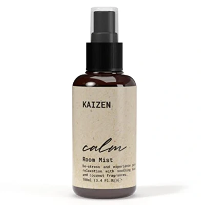 Image of KAIZEN Calm Room Spray Natural Mist with Essential Oils for Relaxation Freshener a Calming Atmosphere Aromatherapy Home, 100ml