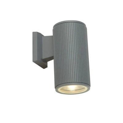 Image of Searchlight Lighting 1 Light Wall Porch Grey with Clear Glass Diffuser
