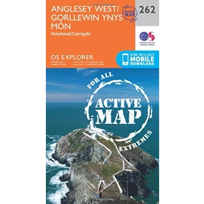 Image of Explorer Active 262 Anglesey West Map With Digital Version
