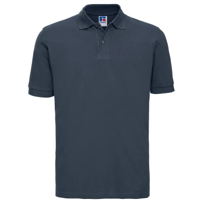 Image of Russell Athletic Mens Classic Cotton Pique Polo Shirt (French Navy) Size X Large