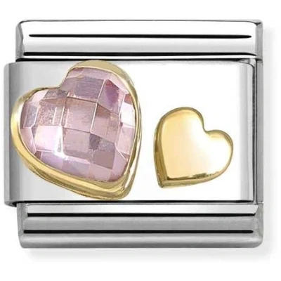 Image of Nomination Light Pink Heart Charm